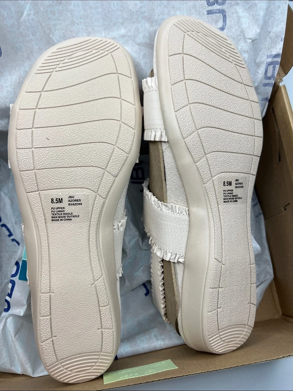 JBU Women's Azores Sandals Size 8.5